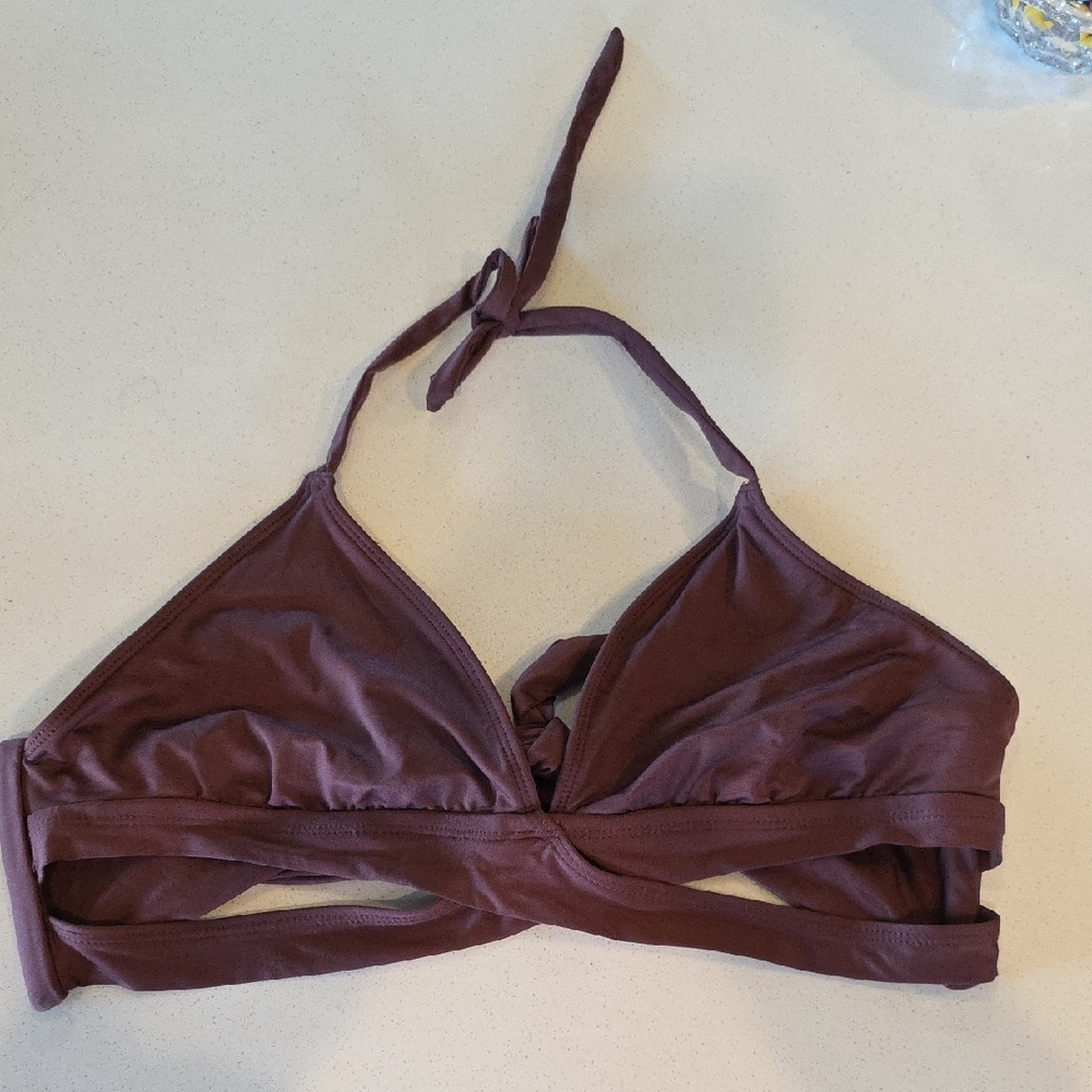 Kona Sol Women's Bikini Top in Deep Brown
